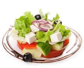 Греческий салат (европейский) - Фото