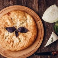 Пирог с говядиной, грибами и сыром Фото