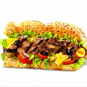Сэндвич с шампиньонами гриль - Фото