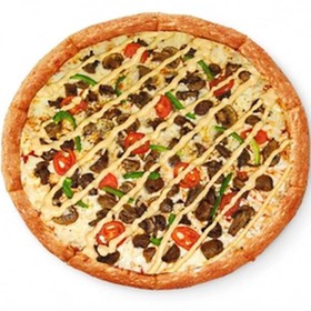 Пицца с шампиньонами гриль - Фото