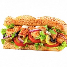 Сэндвич с курочкой ким чи (острый) - Фото