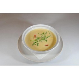Сырный суп с мидиями и кукурузой - Фото