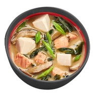 Мисо суп сливочный с лососем Фото