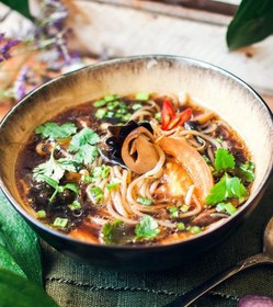 Китайский суп с грибами - Фото