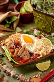 Тайский рис с курицей - Фото