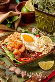 Тайский рис с креветками - Фото