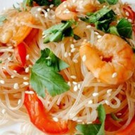 Фунчоза с креветками Фото