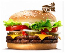 Двойной воппер с сыром - Фото