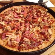 Пицца с мясом Фото