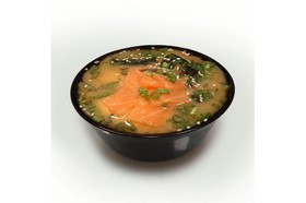 Мисо суп с лососем - Фото