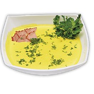 Сырный крем-суп с копчёностями Фото