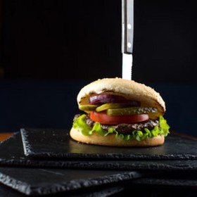 Стейк burger grill из говядины - Фото