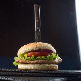 Стейк burger grill из индейки - Фото