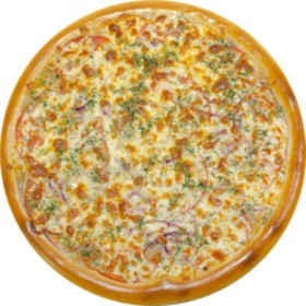 Пицца ветчина с сыром - Фото