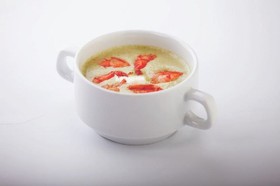Крем-суп из шпината с сыром - Фото