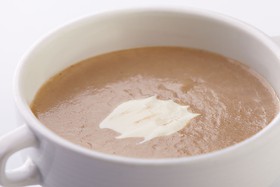 Грибной крем-суп со сметаной - Фото