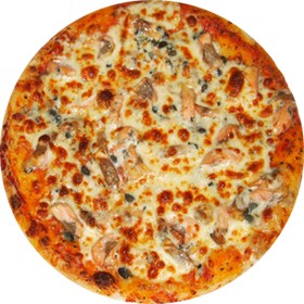 Пицца с семгой - Фото