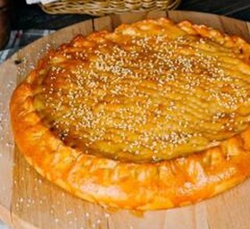 Осетинский пирог с картофелем и грибами - Фото