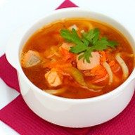 Суп с морепродуктами Фото