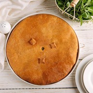 Пирог осетинский с треской и шпинатом Фото