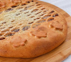 Татарский пирог фруктово-ягодный - Фото