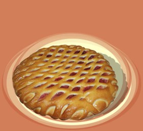 Пирог яблоко с корицей - Фото