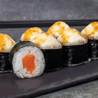 Мини маки сяке запеченный Фото