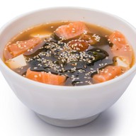 Мисо суп из семги Фото