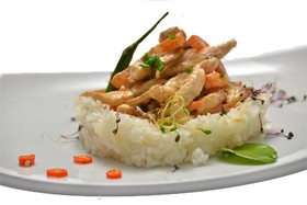 Куриное филе тори спайс с рисом,овощами - Фото