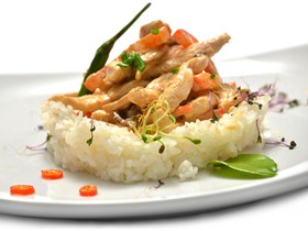 Куриное филе тори спайс с рисом - Фото