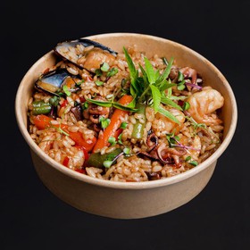 Рис морепродуктами - Фото