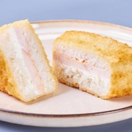 Онигири темпура с лососем терияки Фото