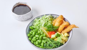 Поке с креветкой панко - Фото