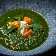 Крем-суп из шпината и спаржи Фото