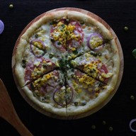 Оливье пицца Фото