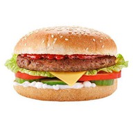 Чизбургер большой Фото