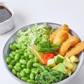 Поке с креветкой панко - Фото