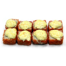 Запеченный Акиро с сырным соусом - Фото