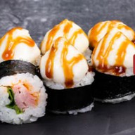 Мини маки бекон Фото