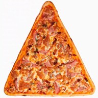 Пицца с ветчиной и вялеными томатами Фото