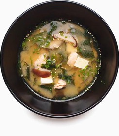Мисо-суп с лососем и тофу - Фото