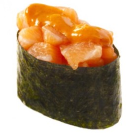 Суши острые с лососем - Фото
