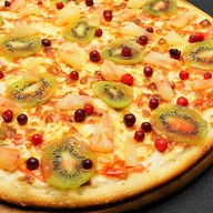 Десерт пицца Фото
