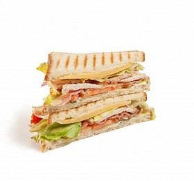 Сендвич с сыром и ветчиной - Фото