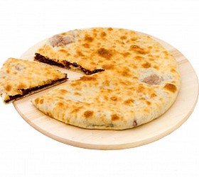 Пирог с картофелем, мясом и сыром - Фото