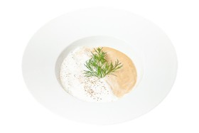 Грибной крем-суп с трюфельным маслом - Фото