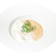 Грибной крем-суп с трюфельным маслом Фото