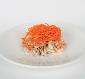 Салат из говядины с корейской морковкой - Фото