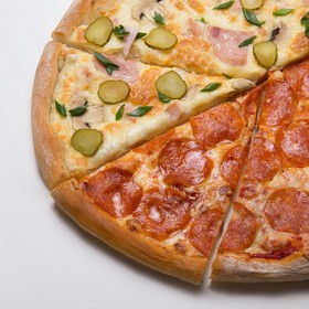 Пицца из половинок - Фото