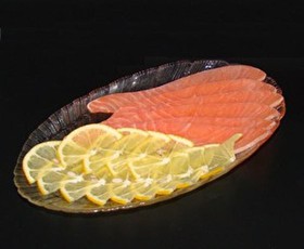 Малосоленая семга с лимоном - Фото